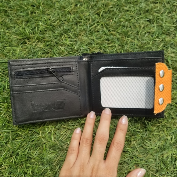NEW dragon ball goku metal logo wallet - Picture 3 of 4